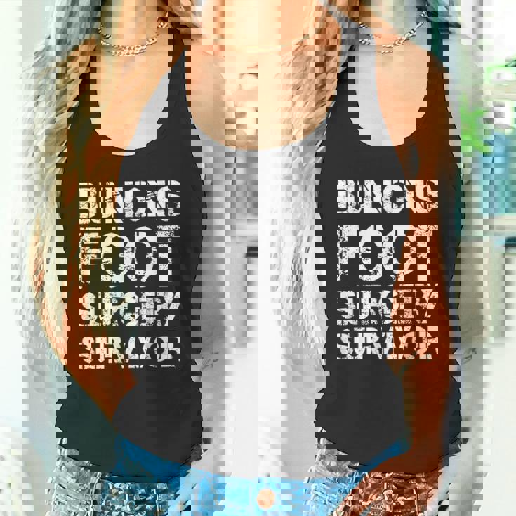 外反母趾足手術サバイバー タンクトップ