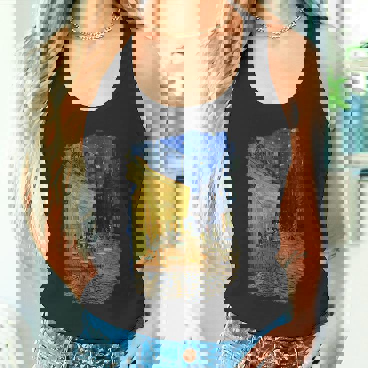 夜のカフェテラス ゴッホ タンクトップ