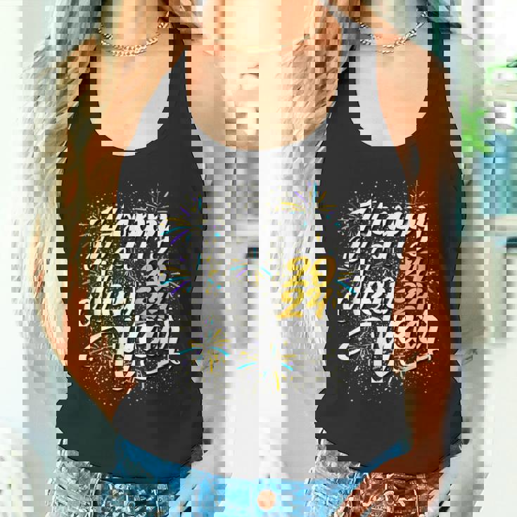 大晦日パーティー用品 2024 ハッピーニューイヤー花火 タンクトップ