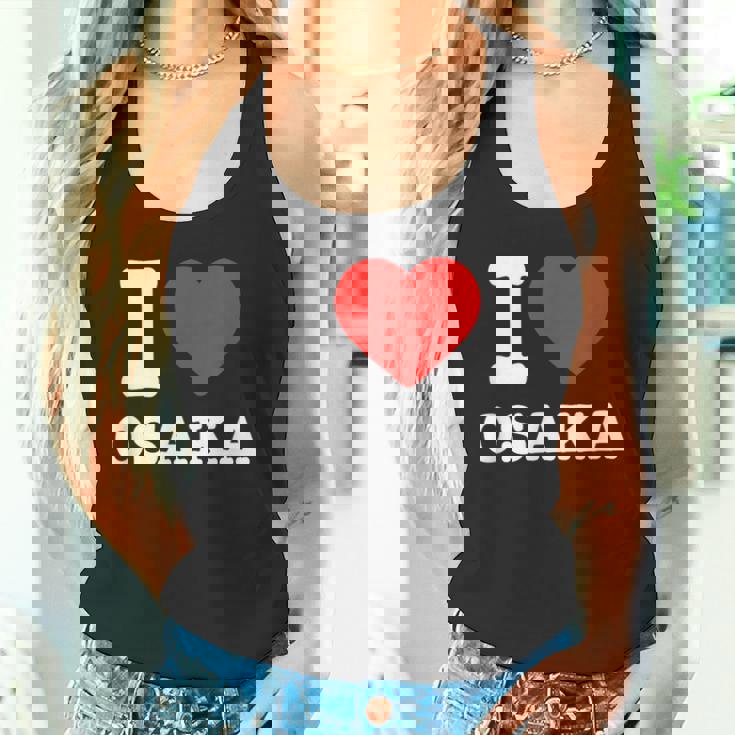 大阪大好き I Love Osaka タンクトップ