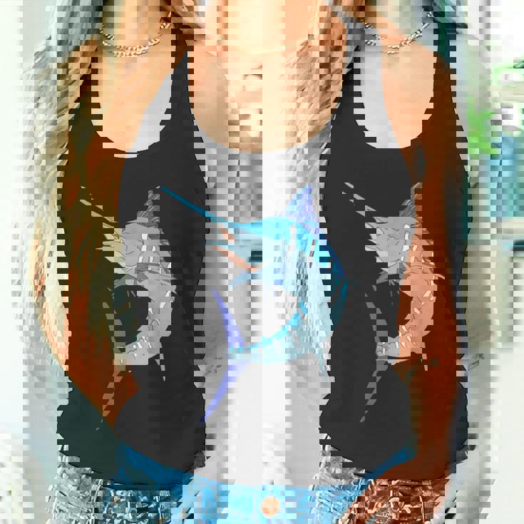 太刀魚 スポーツ フィッシング カジキ カジキ ビルフィッシュ ホビー タンクトップ