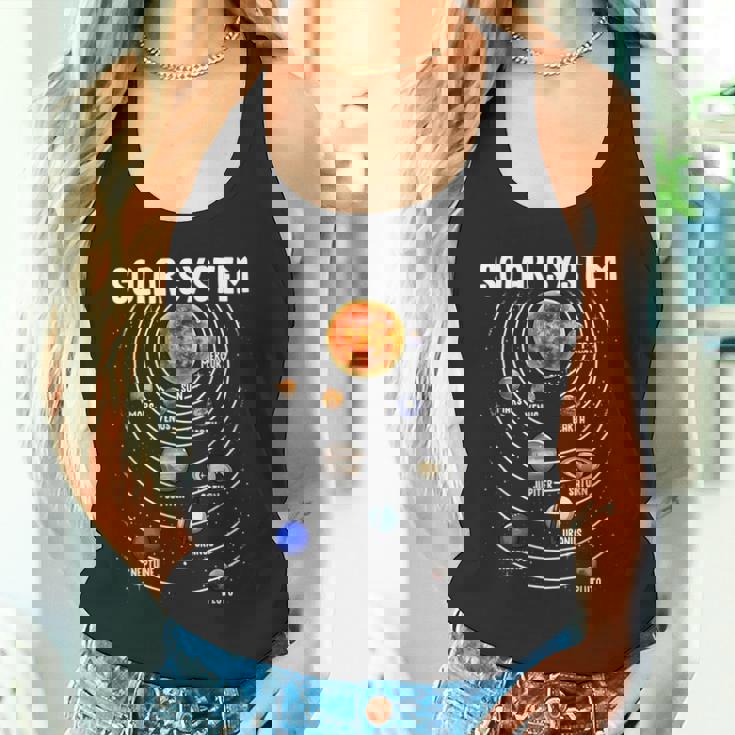 太陽系惑星科学宇宙キッズギフト タンクトップ