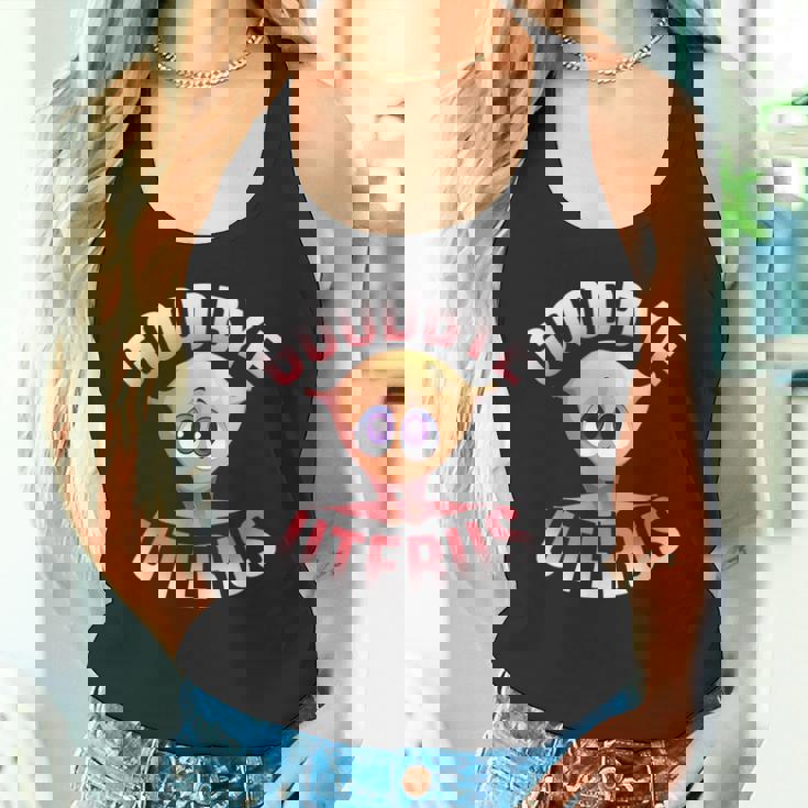 子宮摘出術 子宮摘出花 タンクトップ