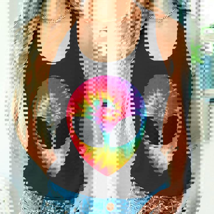 宇宙人 エイリアン Ufo ヒッピー タイダイ タンクトップ