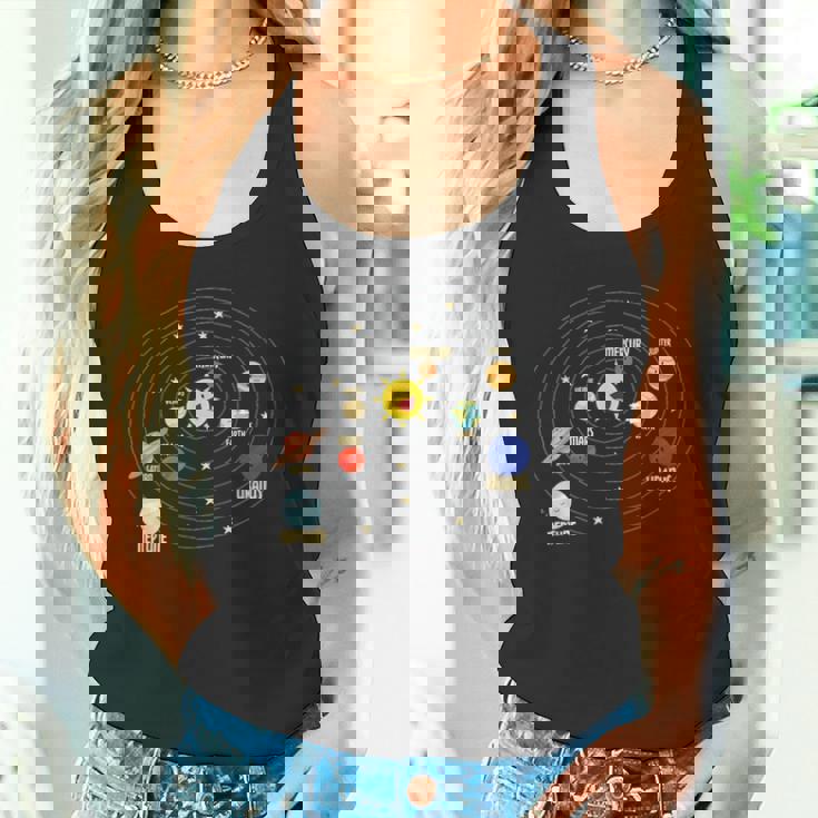 宇宙飛行士 宇宙 惑星 太陽系 タンクトップ