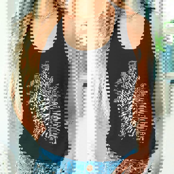 完璧な人体解剖学-心臓のデザインの一部 タンクトップ