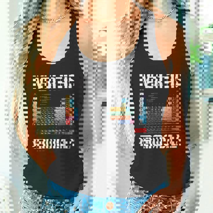 定期的におもしろい 化学 理科 先生 ギフト タンクトップ