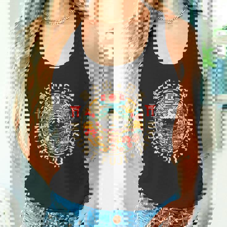 富士山 日本土産 日本の漢字 富士山 お土産 タンクトップ