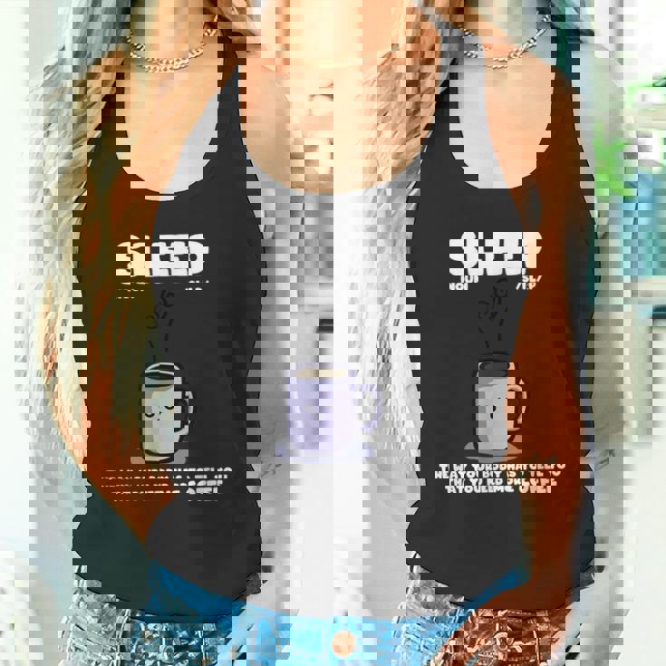 寝るマグカップ タンクトップ