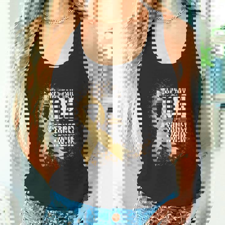 小児がん啓発 最強の薬 ゴールドリボン タンクトップ