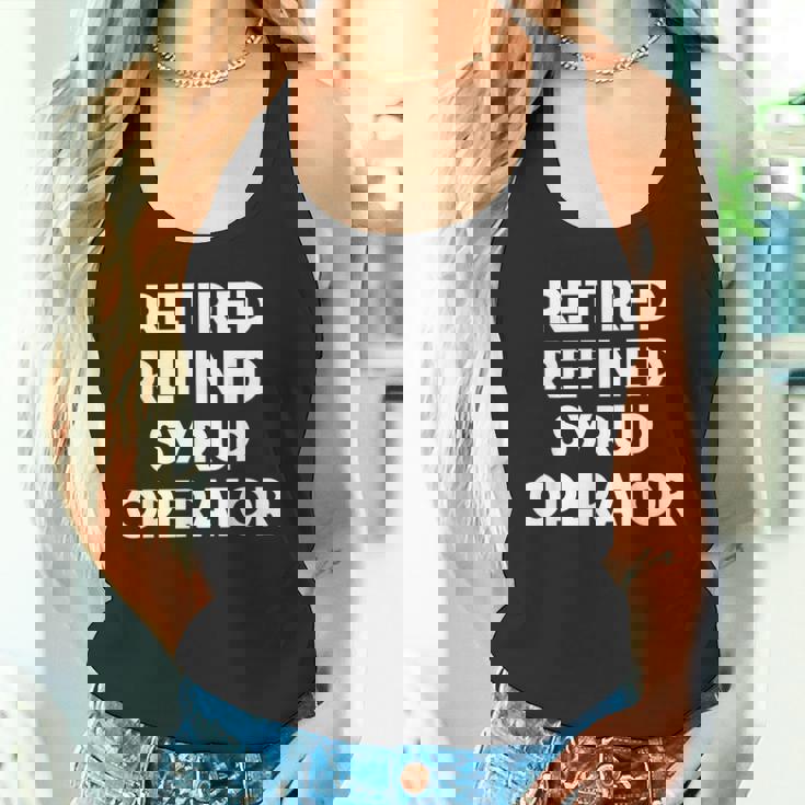 廃止された精製シロップオペレーター タンクトップ