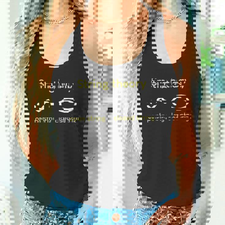 弦理論、物理学の原理概念 タンクトップ