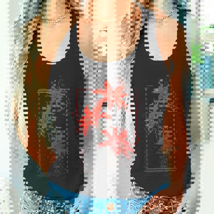 彼岸花 または 曼珠沙華 グランジ 日本の アニメ 美学 タンクトップ