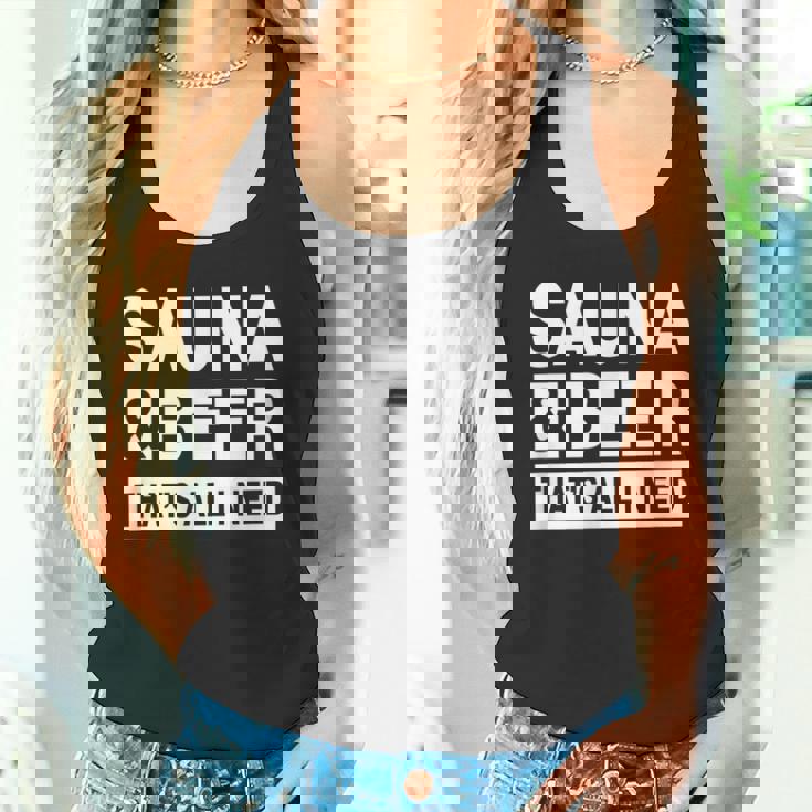 必要なのはサウナ&ビール タンクトップ