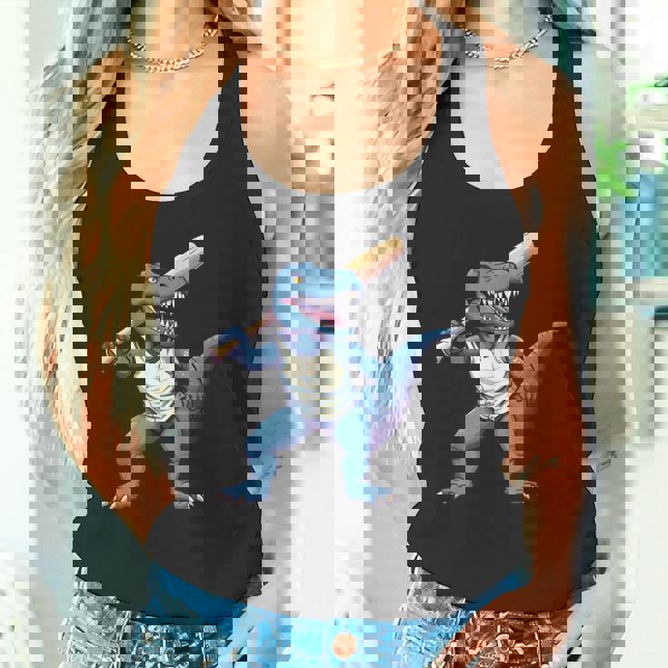 恐竜 野球 シーズン バット ボール パーク トレックス ディノ ホームラン ヒット タンクトップ