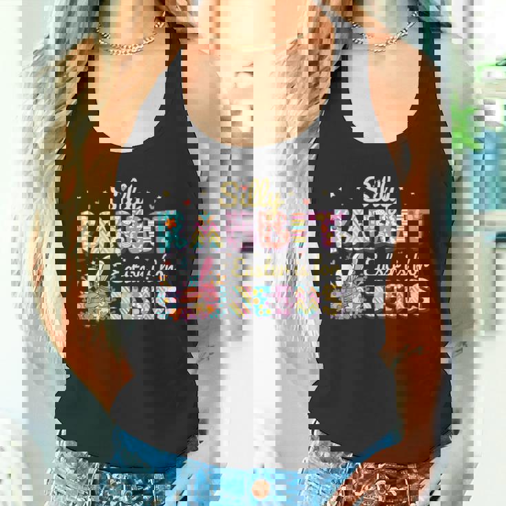 愚かなウサギ イースターはイエスのためです イースターバニー かわいいクリスチャン タンクトップ