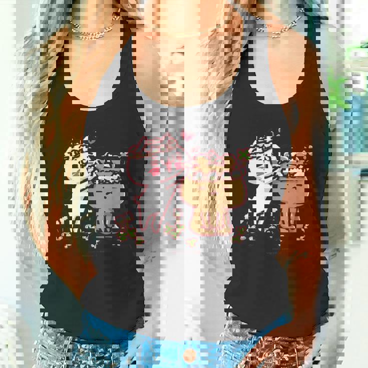 愛しすぎて大好きすぎる。 お花の冠 タンクトップ