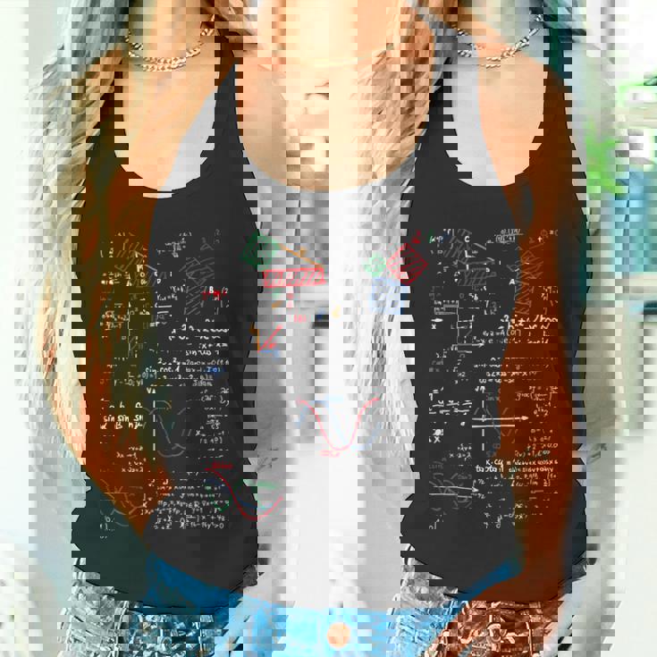 数学教師科学大学学校ギフトオタク主要数学 タンクトップ