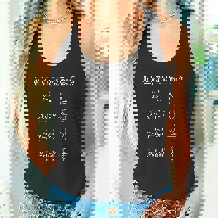 数式 数学 方程式 科学 化学 タンクトップ