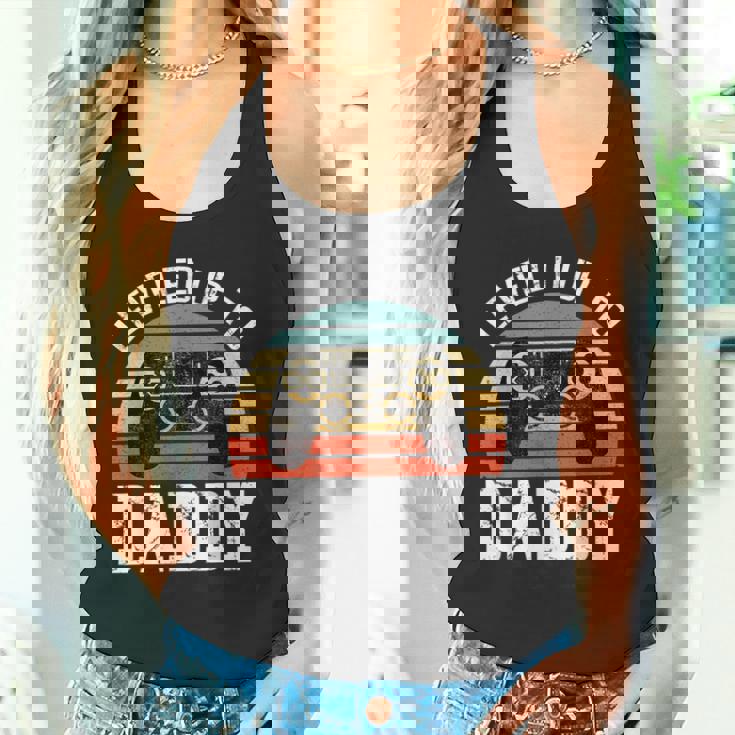 新米パパ 父の日 パパにレベルアップ タンクトップ