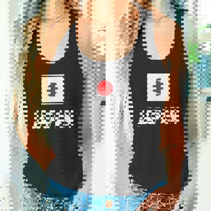 日の丸国旗 Japanワンポイント タンクトップ