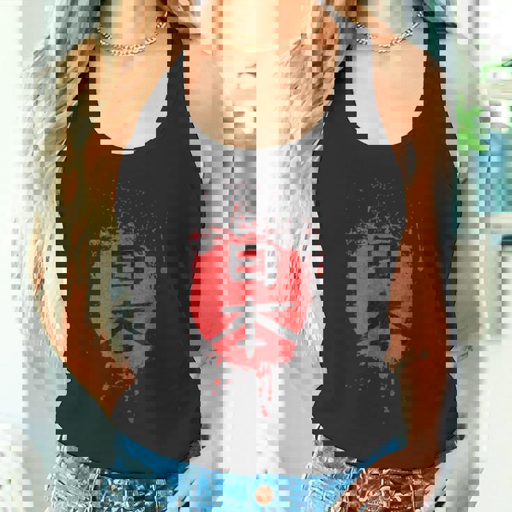 日本 Japan Artistic Kanji And Redunplash タンクトップ