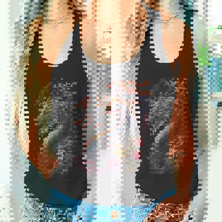 日本の東京ドラゴングラフィックtシャツ メンズ レディース ボーイズ ガールズ タンクトップ