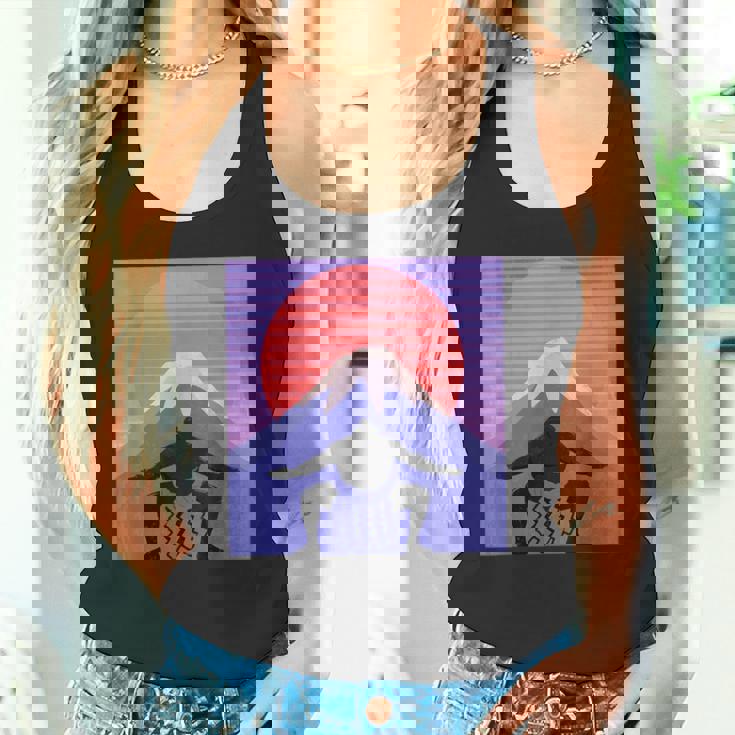 日本の相撲力士は、日本のマワシで 富士山の美学 タンクトップ