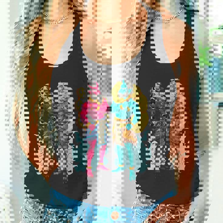 日本の神々 風神と雷神 タンクトップ