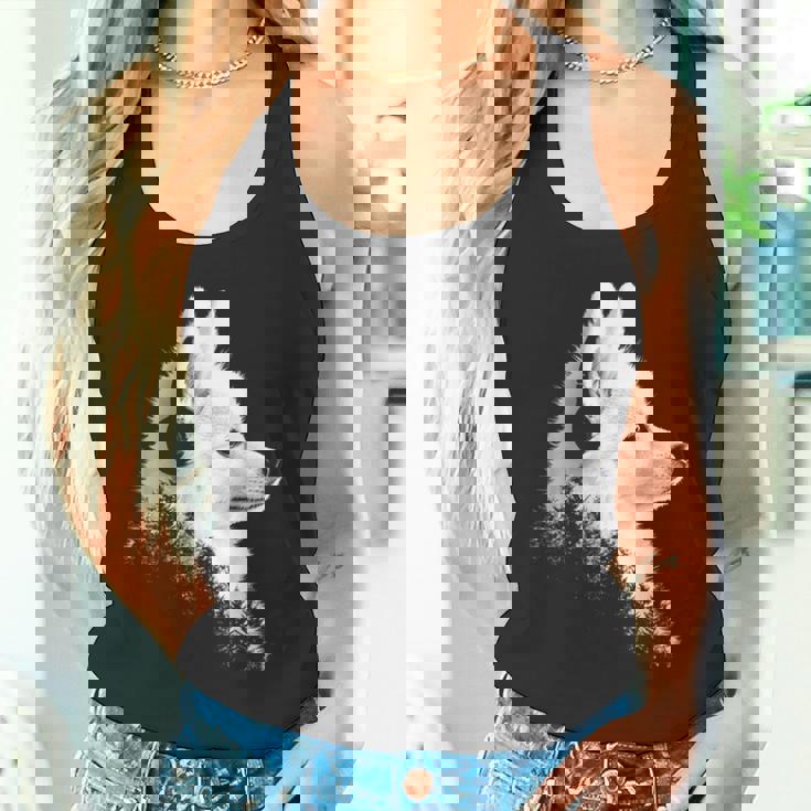 日本スピッツ 犬 ペット 音楽 ヘッドホン 日本スピッツ タンクトップ