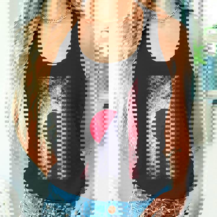 日本タイ国旗 日本語タイ タンクトップ