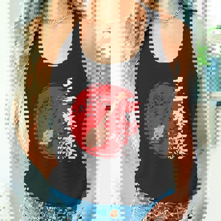 日本三味線 伝統楽器 タンクトップ