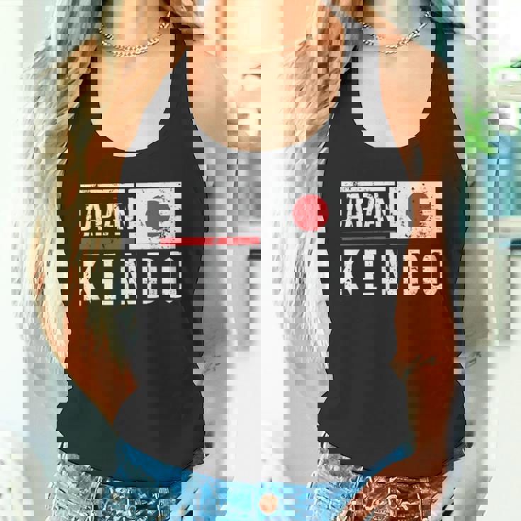 日本剣道レトロフラッグサムライ日本武道クラブ タンクトップ