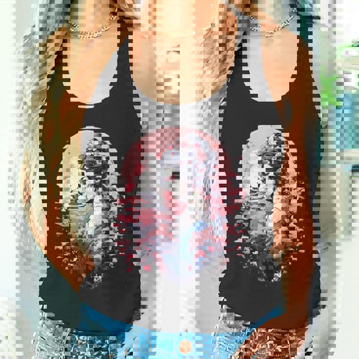 日本美術 浮世絵 アニメ 芸者 桜 富士山 タンクトップ