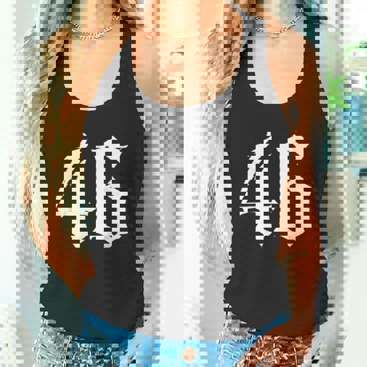 旧英数字 46 46 タンクトップ