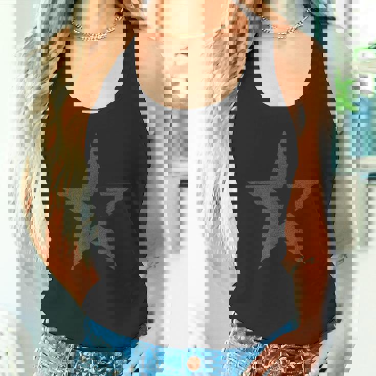 星 スター プリント メンズ 半袖 ロック アメリカン おしゃれ かっこいい 大きいサイズ 黒 春夏 ドゥーブルステラ タンクトップ