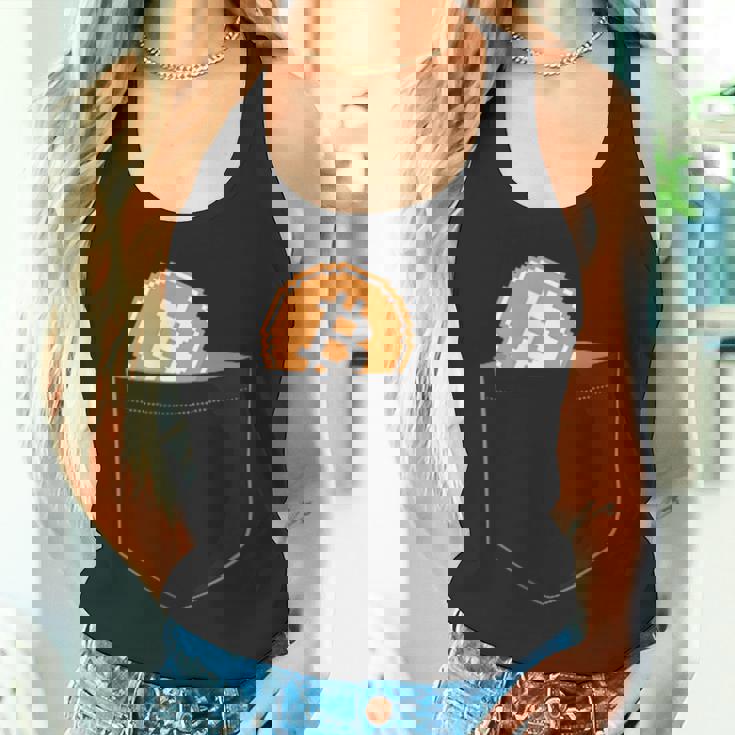 暗号、ビットコイン、イーサリアム、ブルラン。 タンクトップ