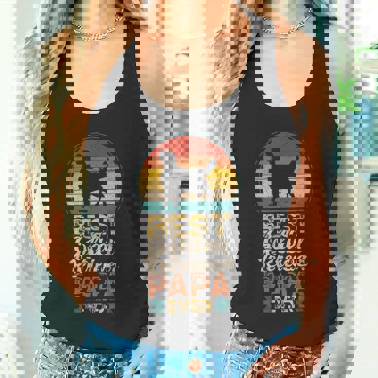 最高のゴールデンレトリバー・パパ、父の日 タンクトップ