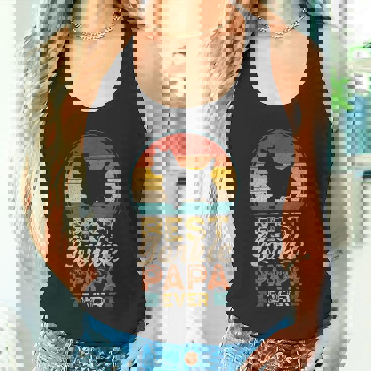 最高のヨーキーパパ ヨークシャー・テリア タンクトップ