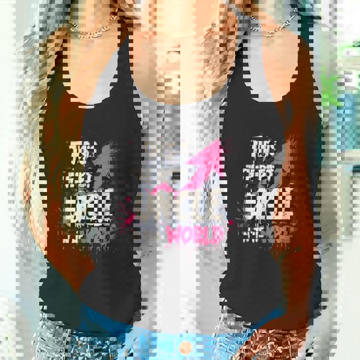 最高の叔父デザイン タンクトップ