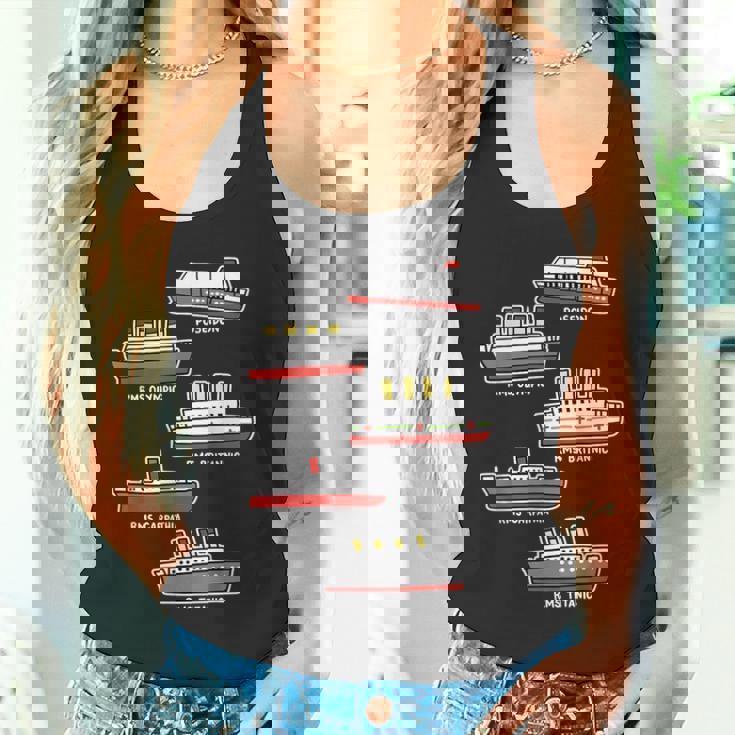 有名なクルーズ船 Rms タイタニック ブリタニック ポセイドン カルパチア タンクトップ