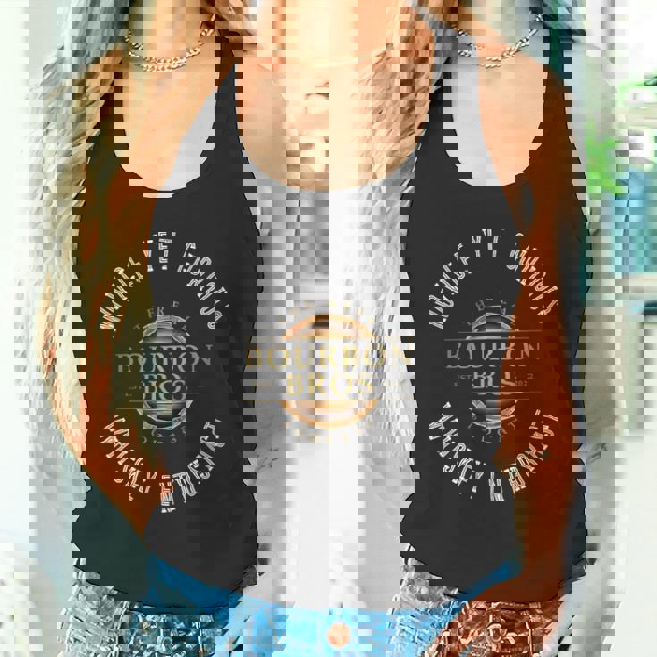 本物のバーボンブラザーズのモットーデザイン。 タンクトップ