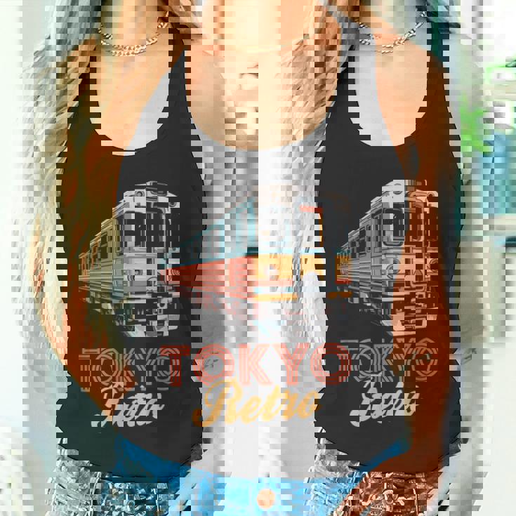 東京 レトロ 電車 日本 ヴィンテージ 列車 旅行 お土産 タンクトップ