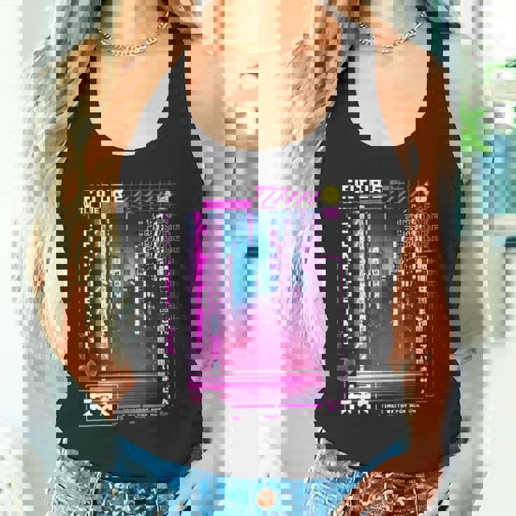 東京サイバーパンク ヴェイパーウェーブ 日本のレトロな雰囲気の美学 タンクトップ