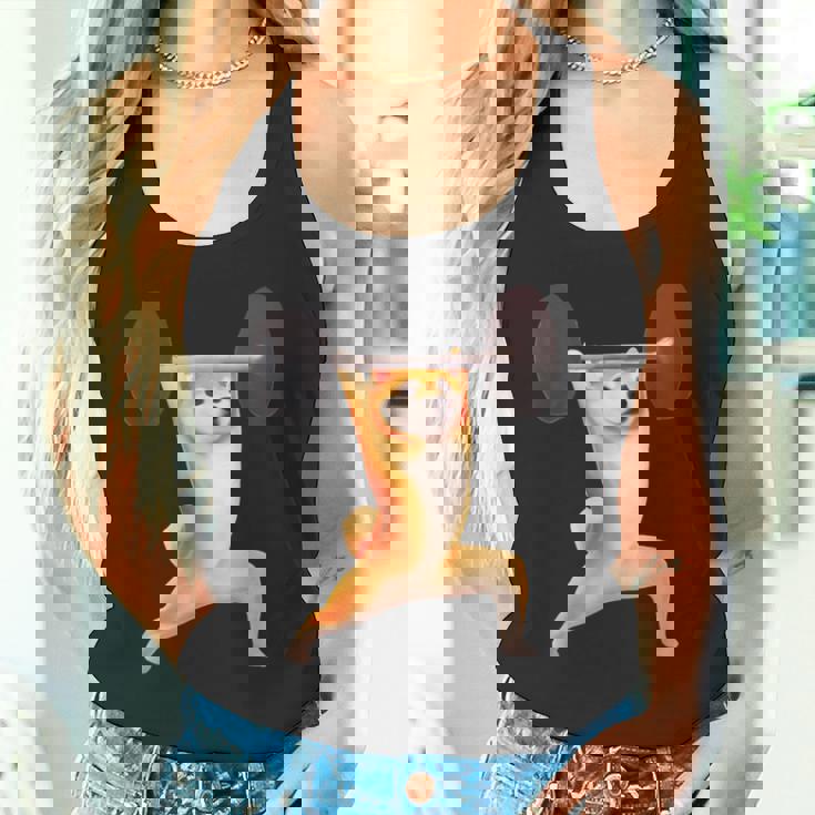 柴犬 イヌ 面白いtシャツ 犬 筋トレ 文字入り メンズ 半袖 服 おもしろグッズ 文字tシャツ ネタ ブラック タンクトップ