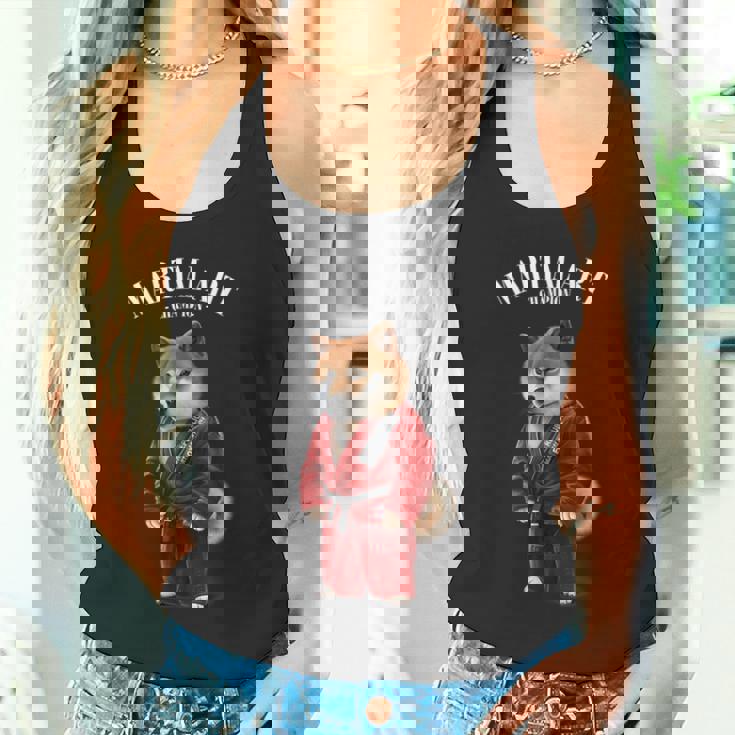 柴犬 柔道空手師 赤柔道師 タンクトップ