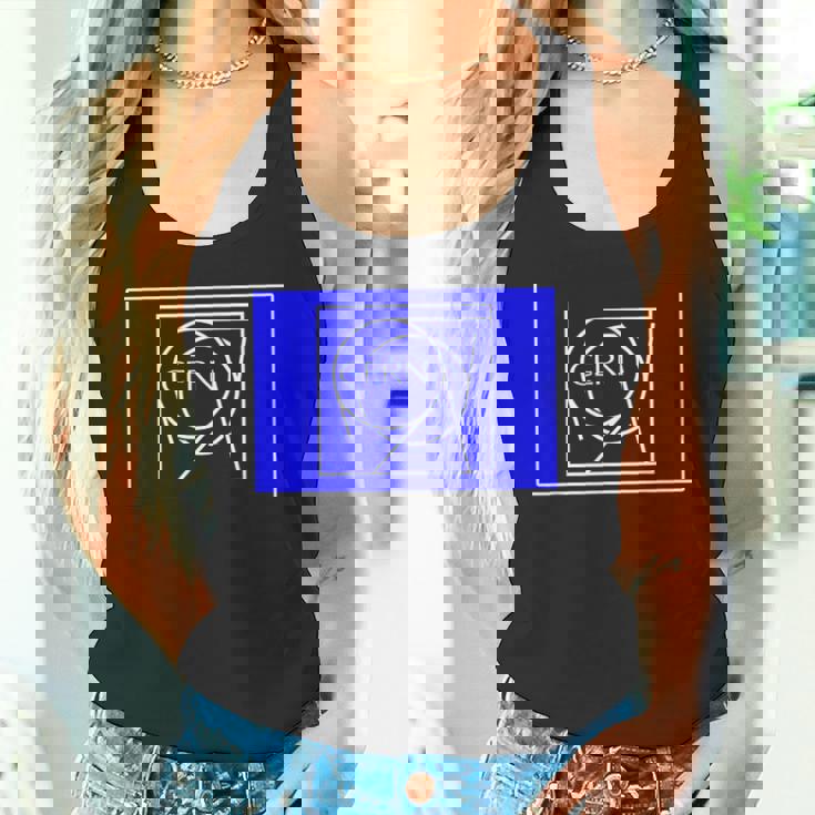 核研究のためのヨーロッパ組織 Cernフラッグ タンクトップ