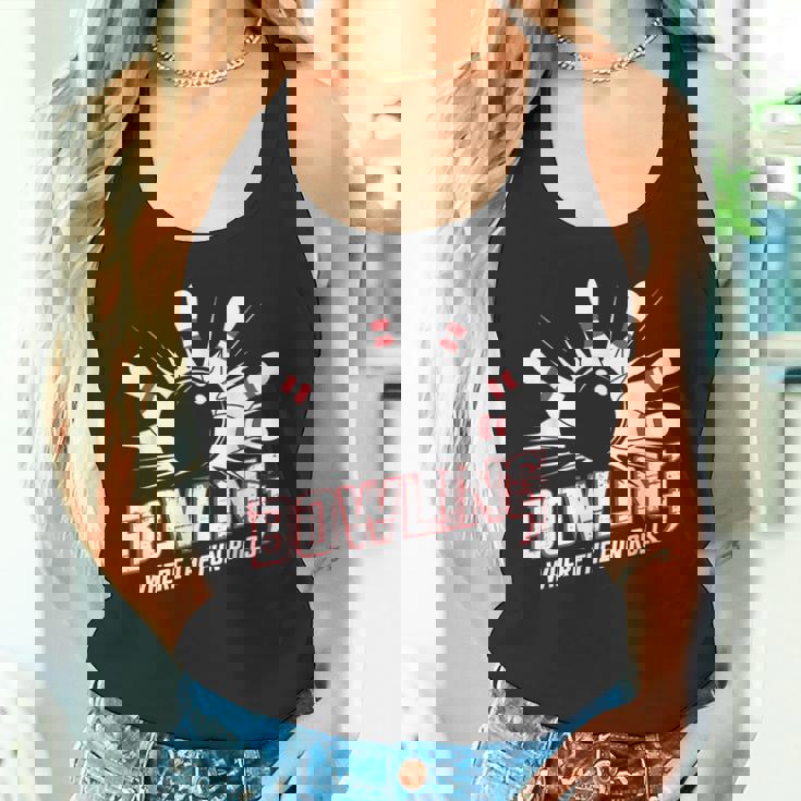 楽しいロールスボーリング パンヴィンテージボウリングボール タンクトップ