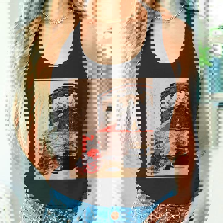 歌川国芳 訓練中の遊女 タンクトップ