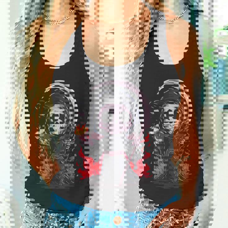 死神 スケルトン ハロウィン コスチューム 不気味 怖い タンクトップ